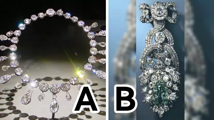 Which jewelry piece do you think is more expensive?