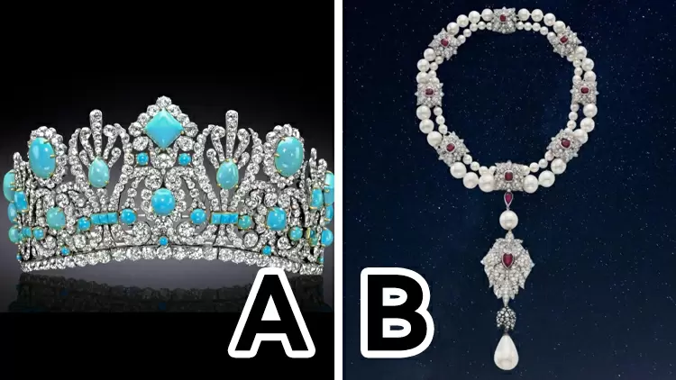 Which jewelry piece do you think is more expensive?