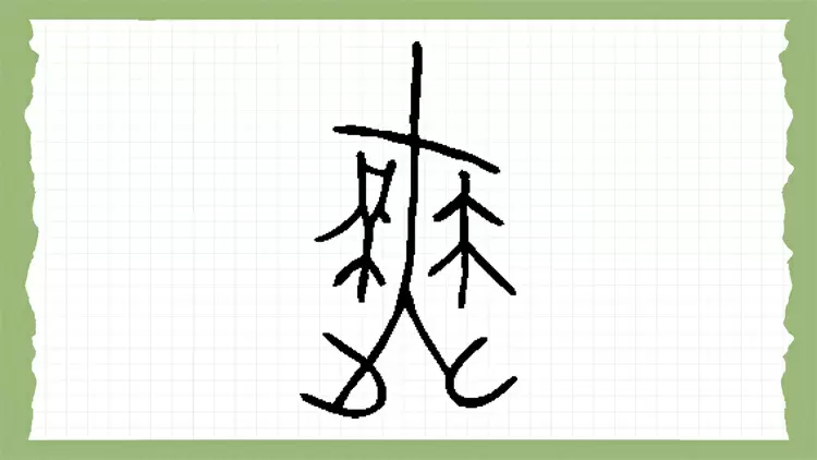 Based on the picture below, guess what this ancient Chinese hieroglyph means?