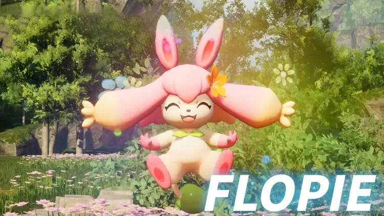  Flopie-grass element pal