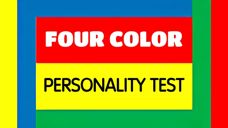4 Color Personality Test: Red Blue Green Yellow Quiz