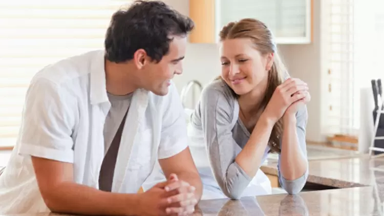 When you talk to him, where does he look?