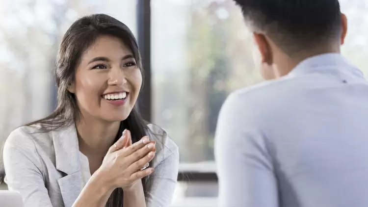 During the conversation, does he/she lean in and listen carefully to what you say?