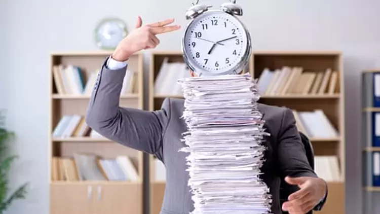 When facing a deadline at work: