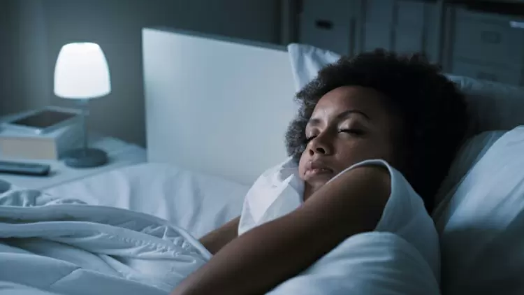 When getting ready for bed at night: