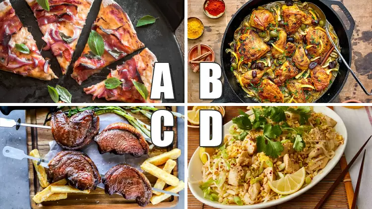 Choose a main dish