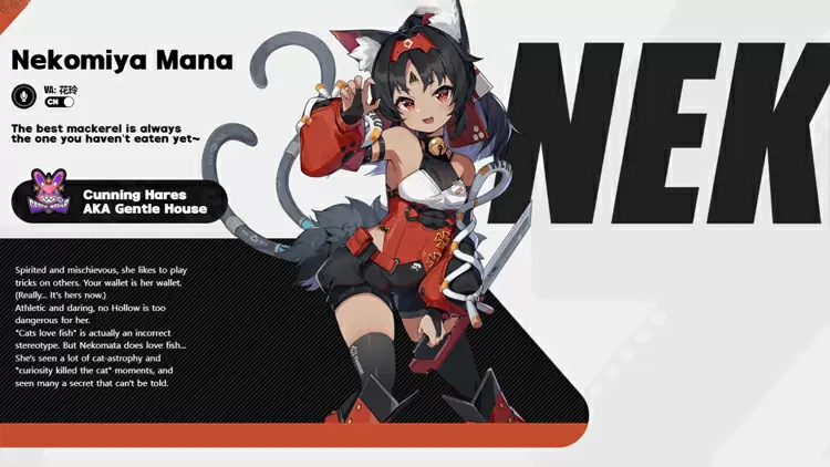 Nekomiya Mana  --  Cunning Hares AKA Gentle House